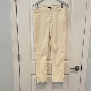 Talbots Velveteen Cream Pants